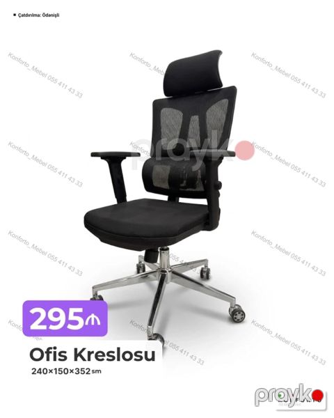 Məhsul: Ofis Kresloları (Konforto) - Model çeşidləri: yüksək arxalı — Bakı