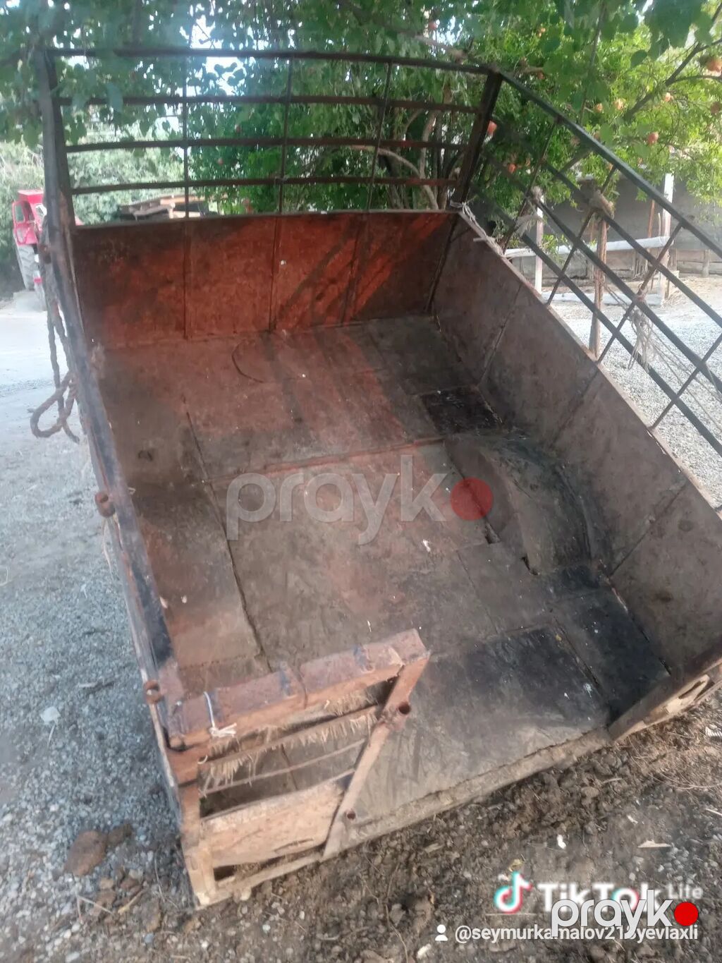 Iki oxlu kənd təsərrüfatı qoşqusu (traktor üçün) - Metaldan — Yardımçı qoşqular, Ağdaş (3)