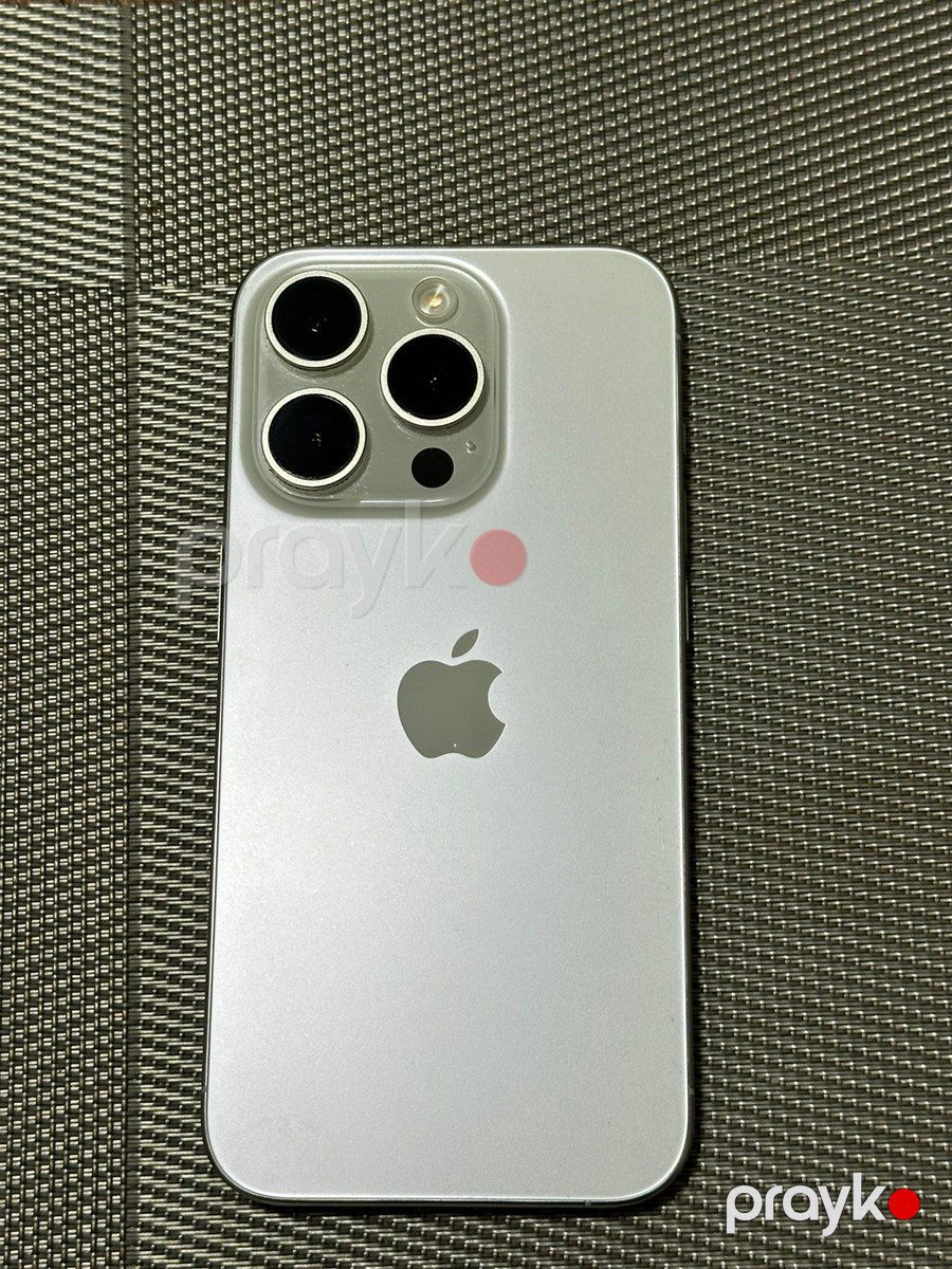Apple iPhone 15 Pro White Titanium 128GB/8GB — Smartfonlar, Bakı (3)
