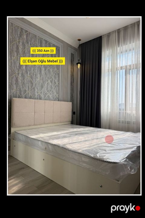 Yeni, İkinəfərlik çarpayı, Bazasız, Matras ilə, Siyirməsiz, Rusiya — Bakı