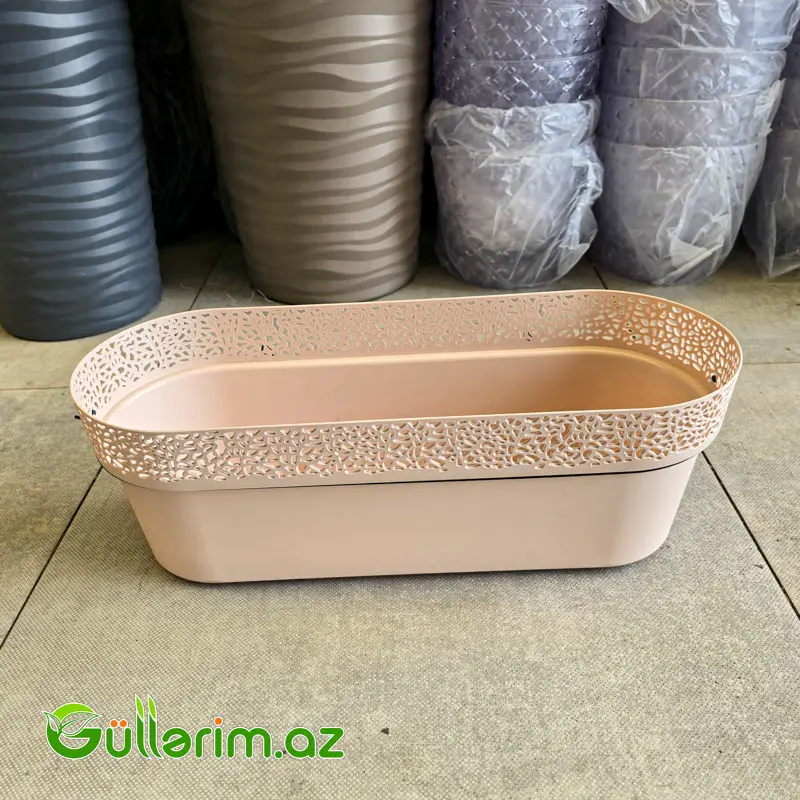 Plastik Asma Dibçək - 030 — Bağ dekorasiyası, Bakı (3)