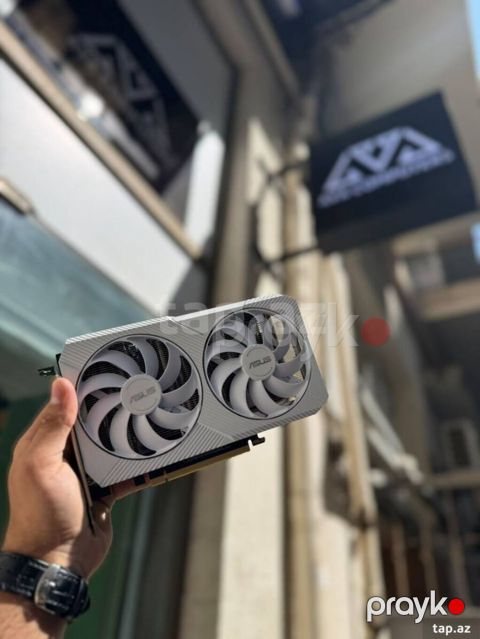ASUS RTX 3060 12GB Whıte — Görünüş + Güc + Performans — Bakı