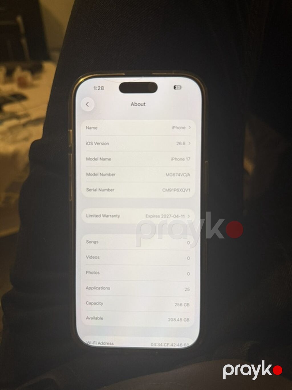 IPhone 17, 256 GB, Qara, Zəmanət — Apple iPhone, Bakı (2)