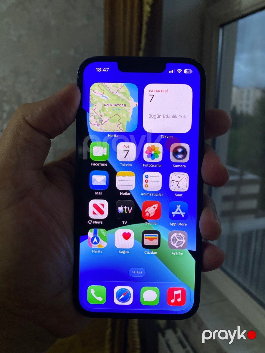 Apple iPhone 13 Midnight 128GB/4GB — Smartfonlar, Bakı (2)