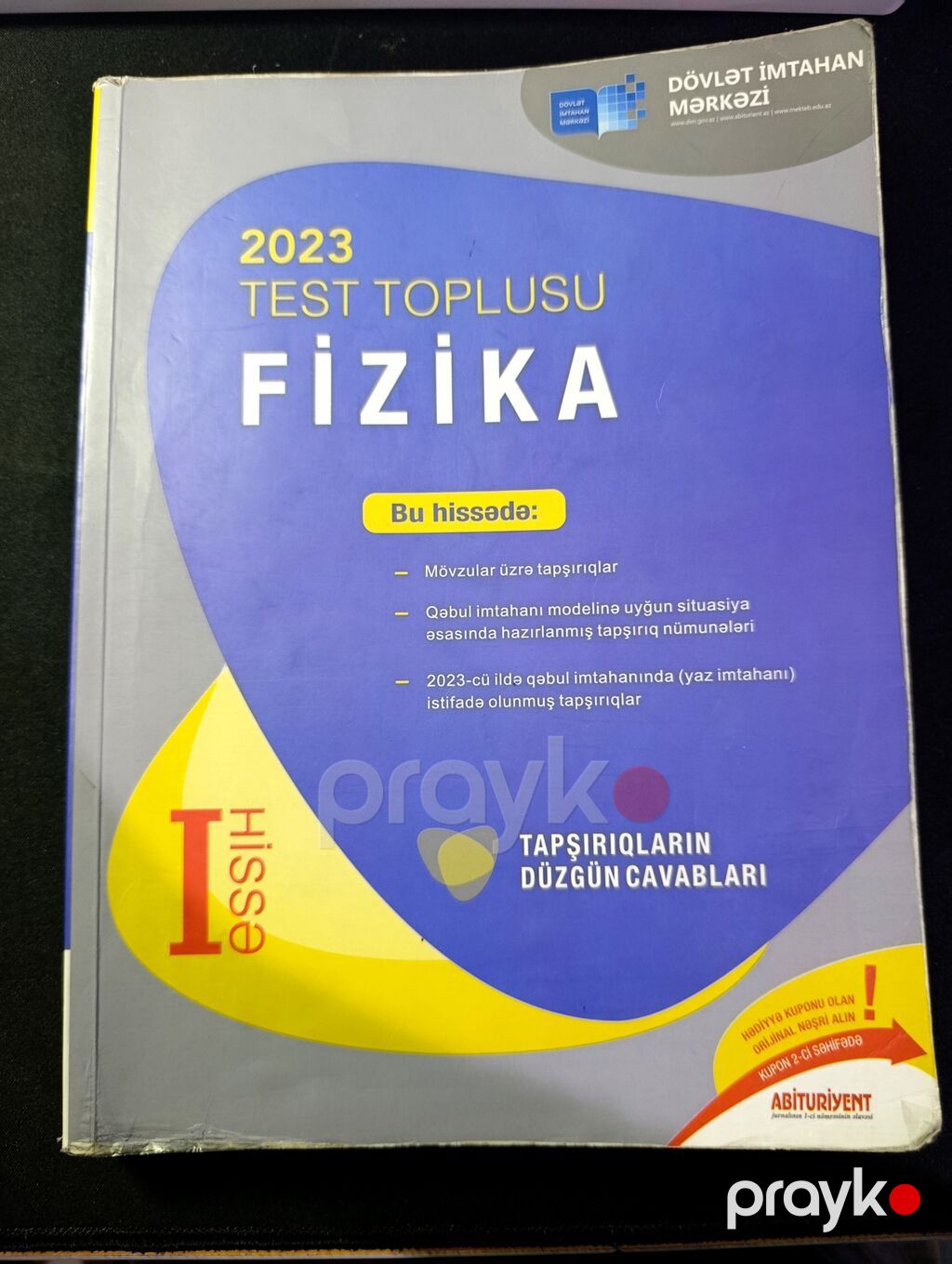 1 və 2ci hissə 2023 Fizika test topluları. Səliqəli vəziyyətdədirlər — Kitablar, Xırdalan (2)