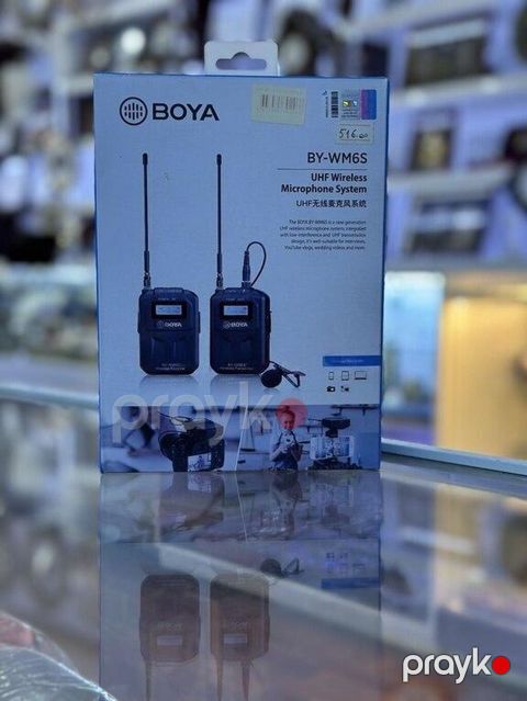 Mikrofon "Boya WM 6S" Videokamera və telefonlarlar üçün simsiz Əla — Bakı