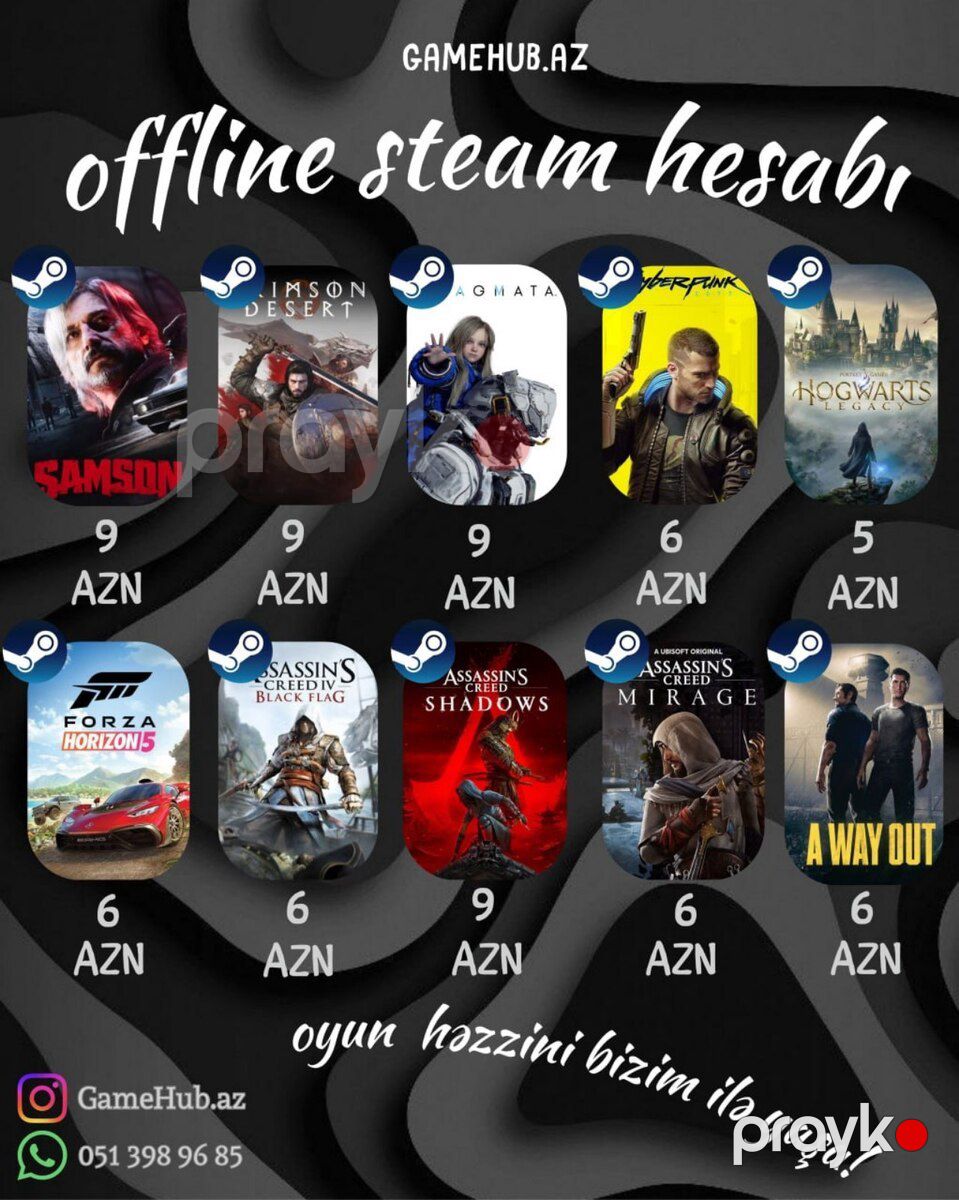 Steam oyunu — Oyunlar, konsollər və proqramlar, Bakı (4)