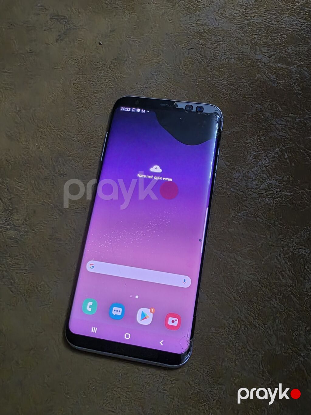 Samsung Galaxy S8 Plus, 64 GB, rəng - Qara, Qırıq — Samsung, Bakı (2)