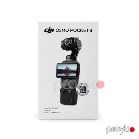 DJI Osmo Pocket 4 – Creator Combo Kompakt 3-oxlu stabilizatorlu əl — Bakı