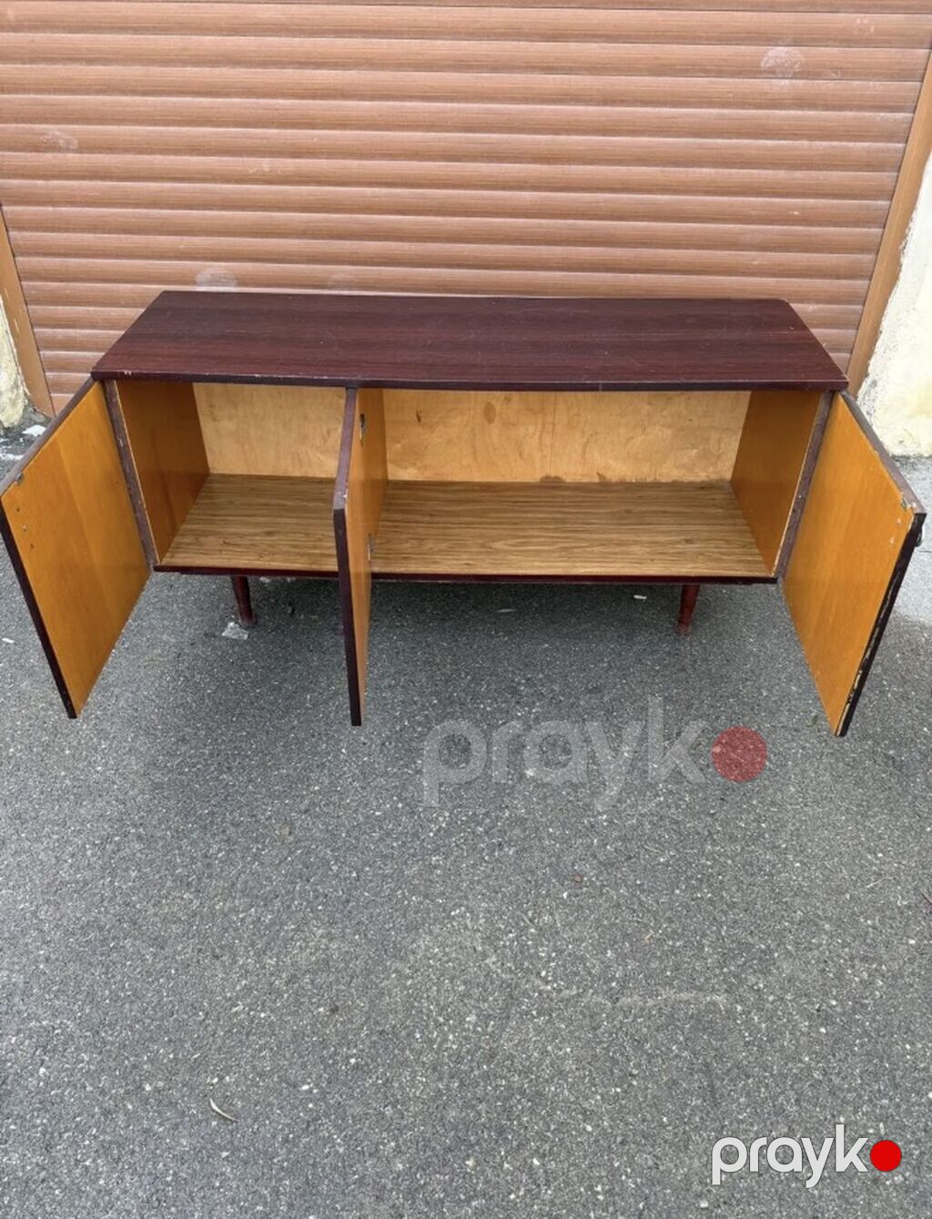 Retro üslubda taxta bufet/komod - Material: ağac karkas, qapılar — Şkaflar, Digah (2)