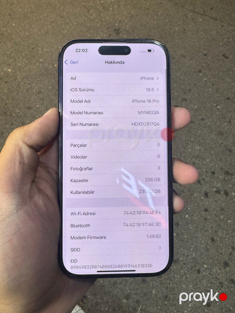 Apple iPhone 16 Pro Black Titanium 256GB/8GB — Smartfonlar, Bakı (6)