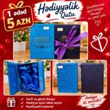 Hədiyyəlik qutu - 1 ədəd – 5 AZN (şəkildə göstərilən qiymət) - Zərif — telefon aksesuar