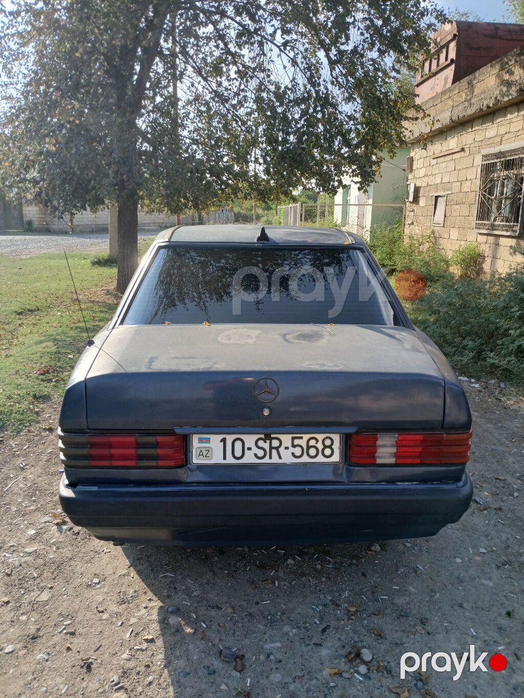 Mercedes-Benz 190 (W201) sedan - Göy rəngli kuzov, 4 qapı - Avtomatik — Avtomobillər, İmişli (5)