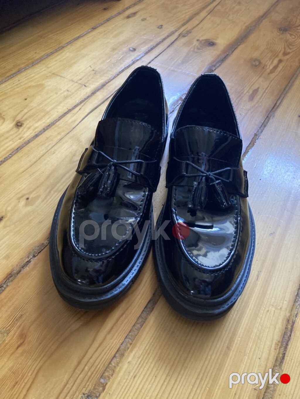 Qara laklı loaferlər – Kyper’tor - Model: klassik tassel loafer — Mokasin, Mingəçevir (3)