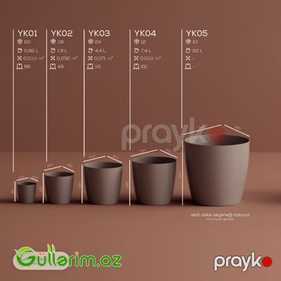 Plastik Dibçək 09 — Bağ dekorasiyası, Bakı (8)