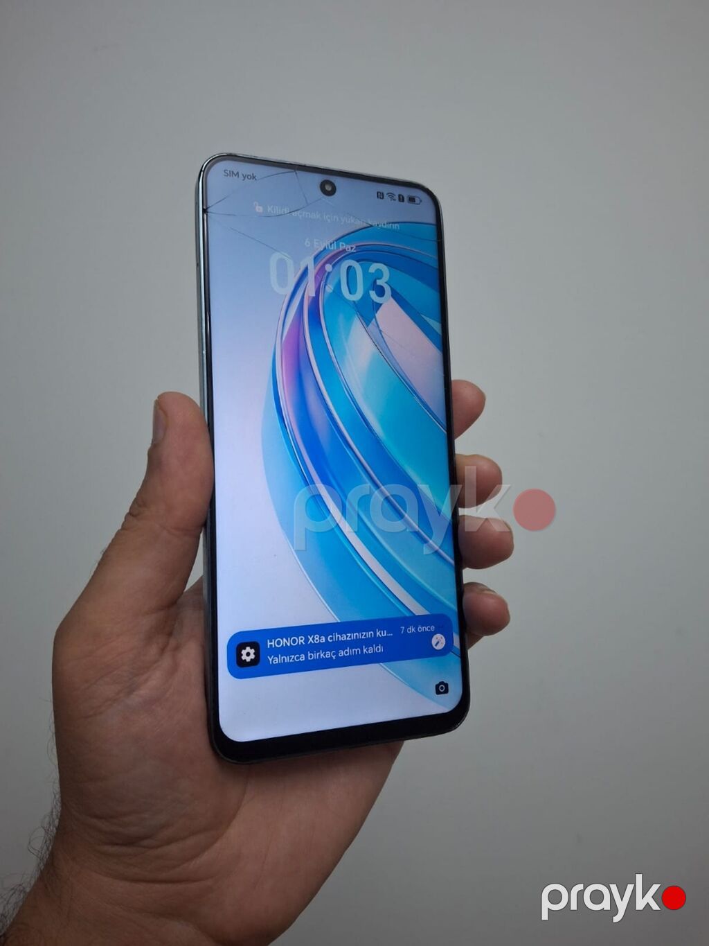Honor X8a, 128 GB, rəng - Gümüşü, Barmaq izi — Honor, Masazır (7)