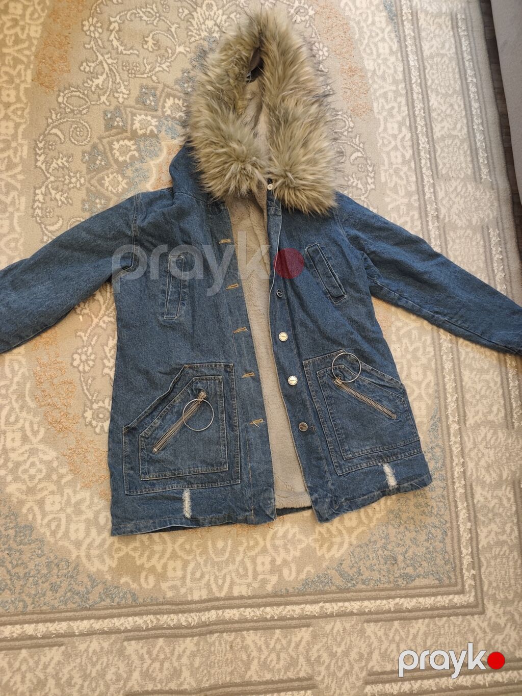 Cins kurtka, Louis Vuitton, XL — Jaketlər, Bakı (2)