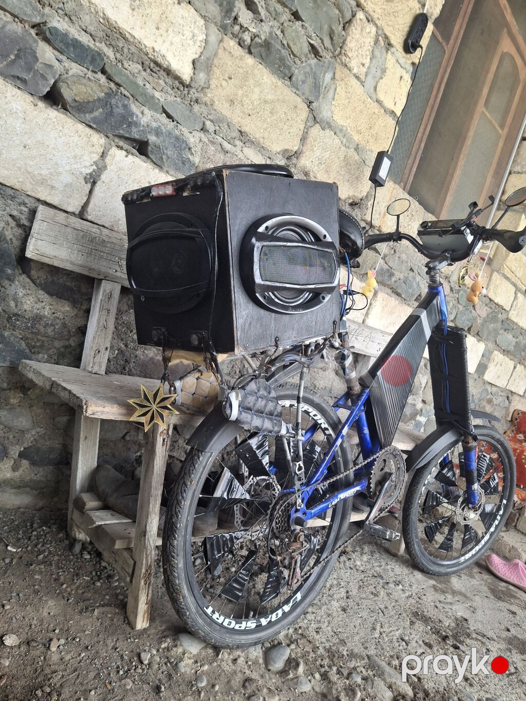 Satır velosipet əla vəziyətdədi moped və mateskletlə də barter olunur — Elektrik velosipedləri, Bərdə (7)