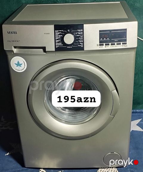 Vestel W 6104 DS paltaryuyan maşın - Tutum: 6 kq - Sıxma sürəti: 1000 — Bakı