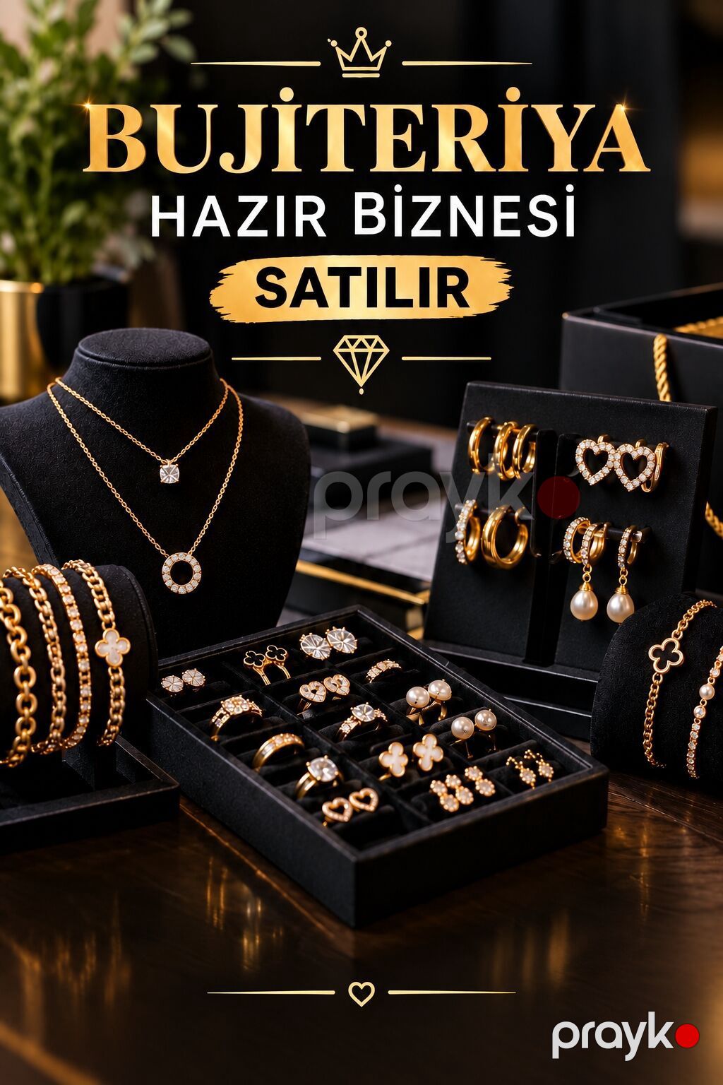 Bujuteriya üzrə hazır biznes satılır. Məhsul portfeli: - 1900 eded — Hazır biznes, Masazır