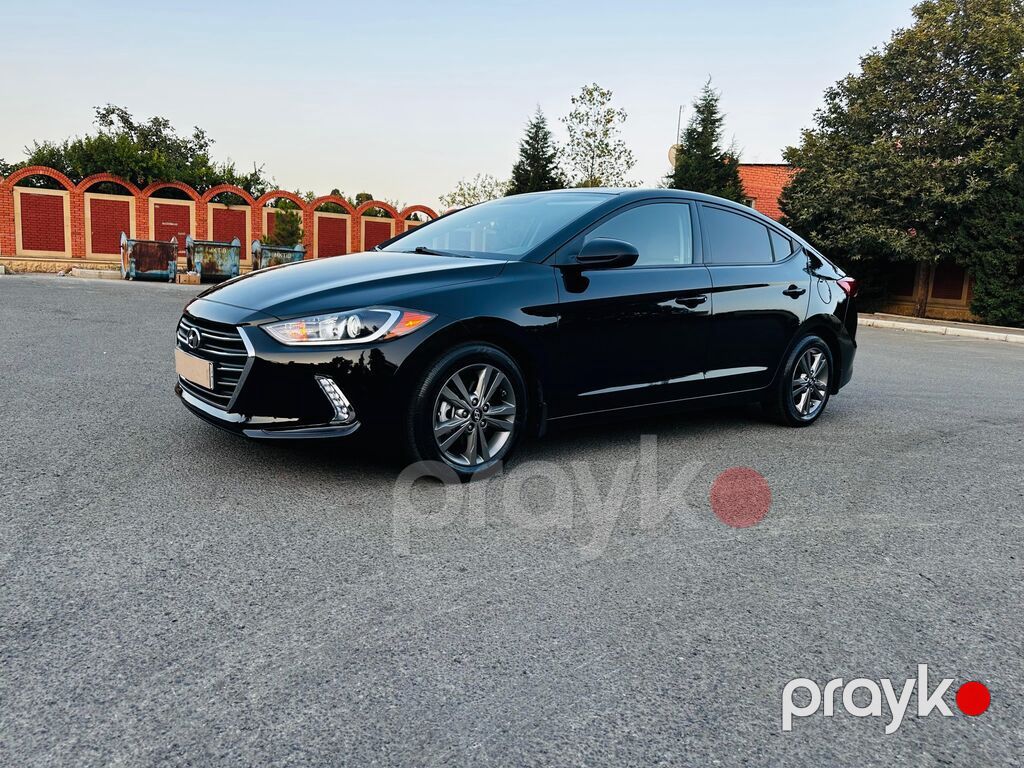 Hyundai Elantra – qara rəngli sedan İli 2019 Amerkadan təzə gəlib — Avtomobillər, Gəncə (5)