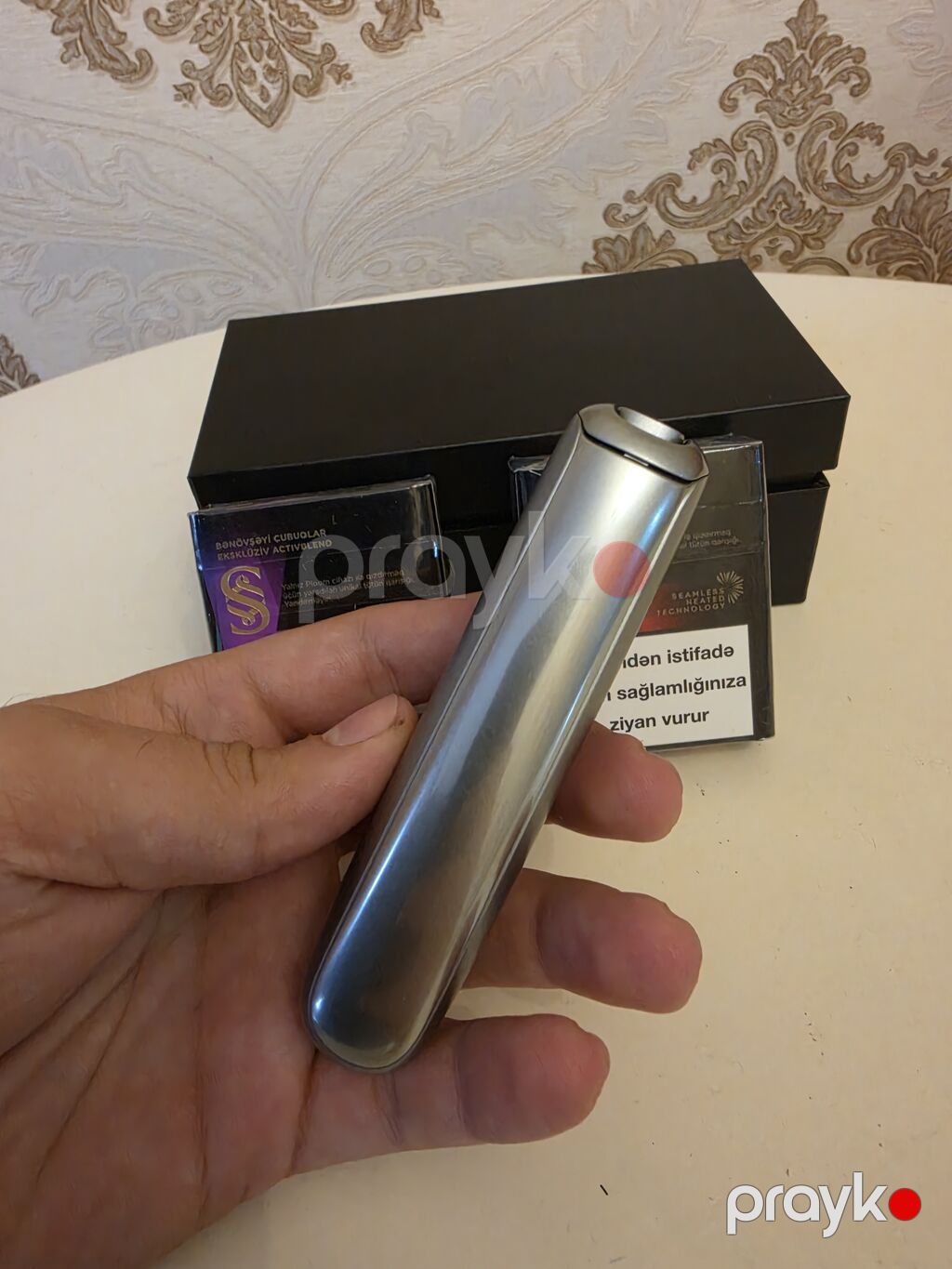 Ploom aura 2-3 dəfə isdifadə olunub. Demək olarki yenidir. Heç bir — Elektronik siqaretlər, Bakı (3)