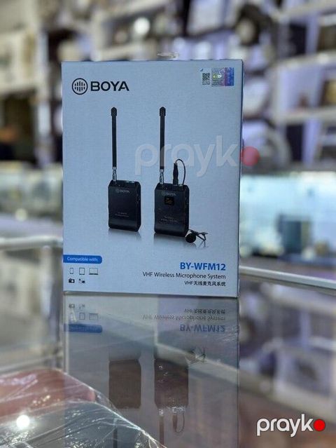 "Boya BY-WFM12" mikrofonu Videokamera və telefonlarlar üçün simsiz — Bakı