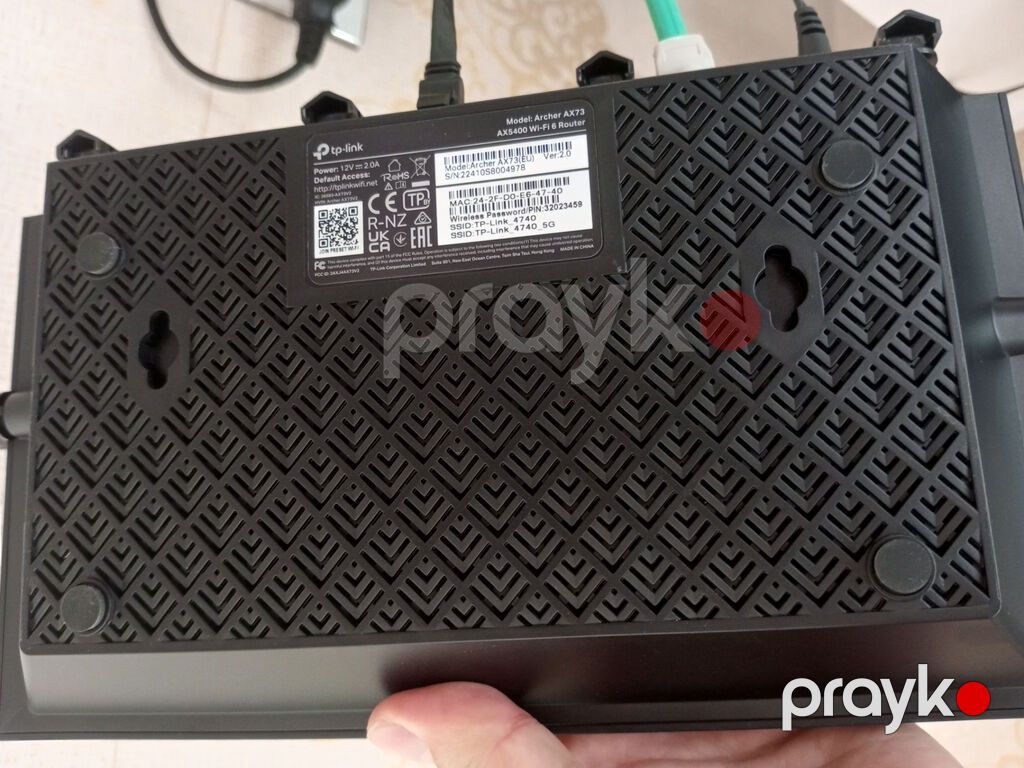 TP-Link Archer AX73 (AX5400) 1 Aydı alınıb Təzə kimidi — Şəbəkə və server avadanlığı, Bakı (3)
