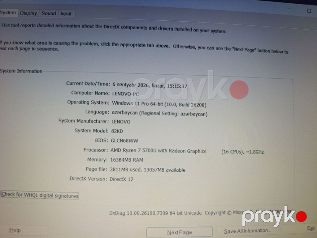 Lenovo V15 G2 ALC — Lenovo, Bakı (6)
