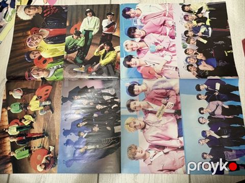 K-pop temalı poster dəsti - Çoxsəhifəli, iri formatlı posterlər — Masazır
