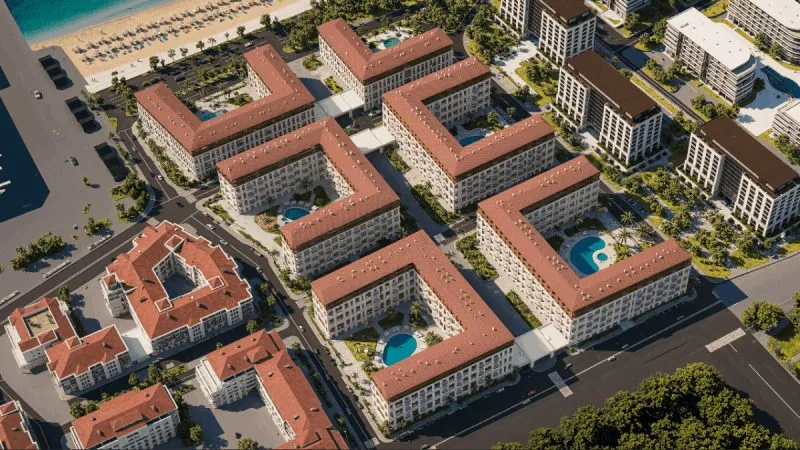 Sea Breeze, 1 otaqlı Yeni tikili satılır - 43.8 m², 7/9 mərtəbə — Mənzil, Bakı (3)