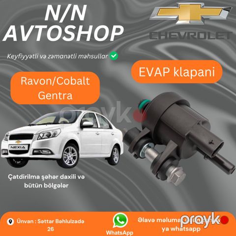 Ravon, Chevrolet Cobalt, Daewoo Gentra Evap sensoru — Bakı