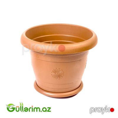 Plastik Dibçək 014 — Bağ dekorasiyası, Bakı (2)