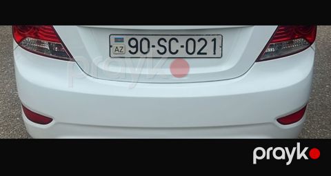 Avtomobil qeydiyyat nişanı - 90-SC-021 — Gəncə