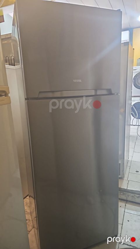 Vestel ikiqapılı soyuducu (üstdən dondurucu) - Rəng: inox/gümüşü — Bakı