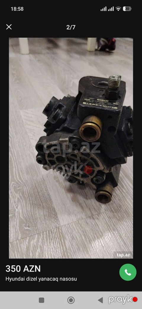 Hyundai/Kia dizel yanacaq nasosu – Bosch - Brend/model: Bosch yüksək