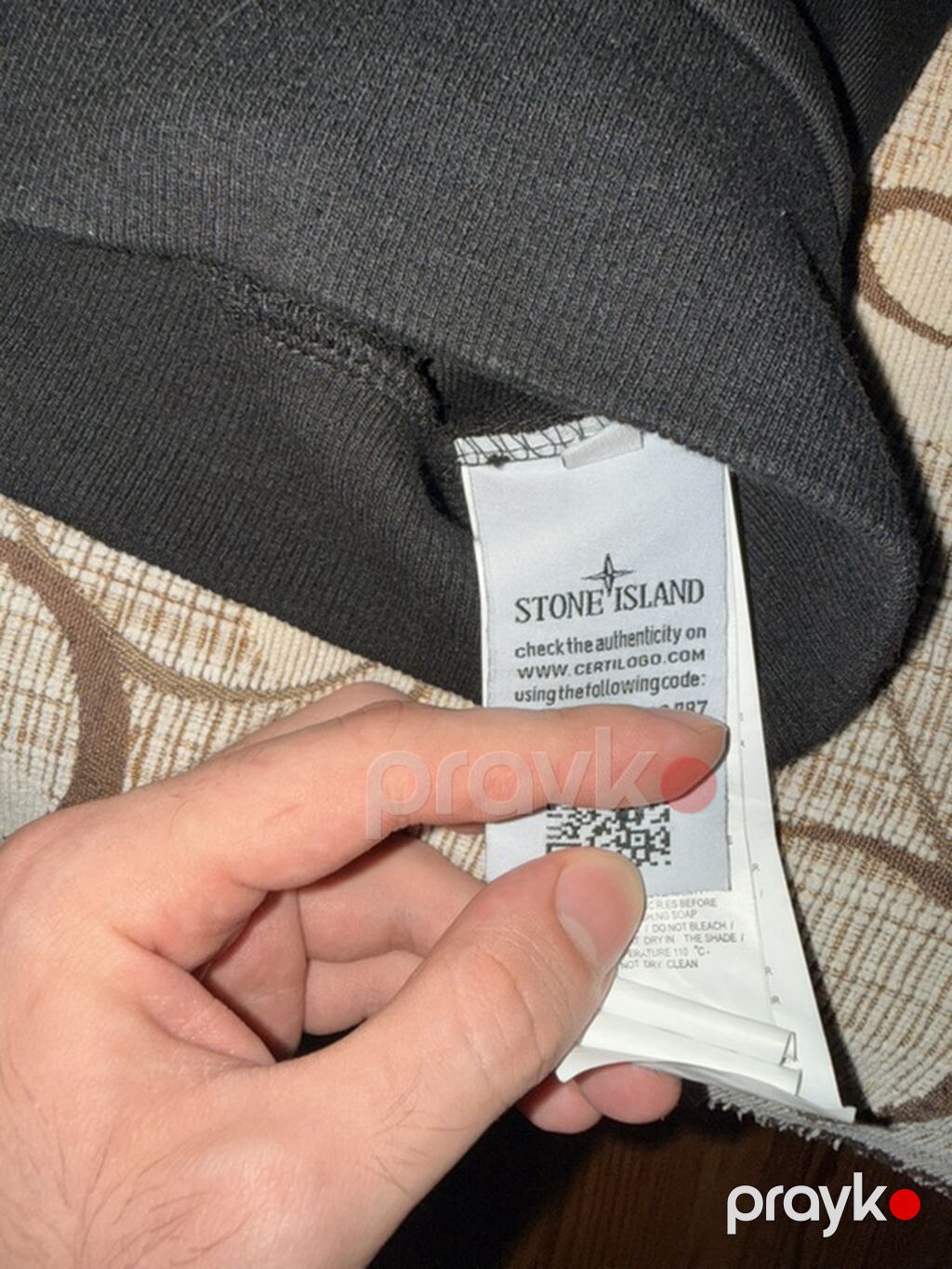 Stone Island kapüşonlu svitşört - Rəng: qara - Model: klassik — Hodie və sviter, Bakı (4)