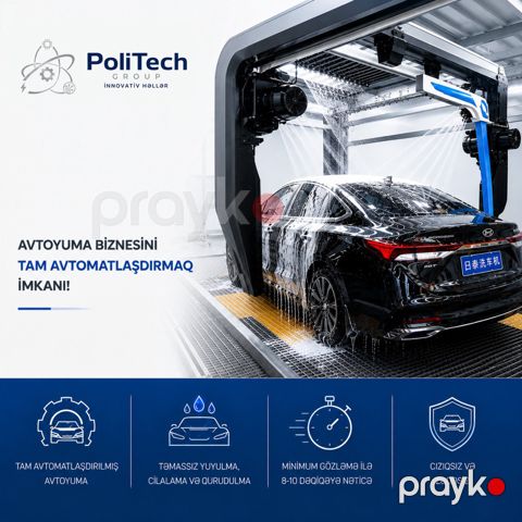 Təmassız Avtomatik 360 Avtoyuma Avadanlığı — Bakı