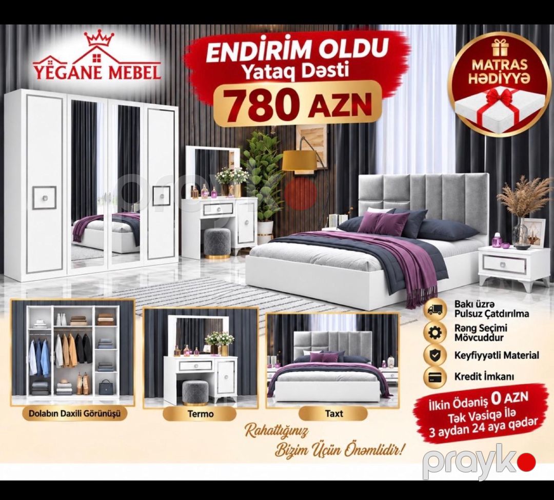 Yataq otağı mebeli — Mebel, Bakı (5)