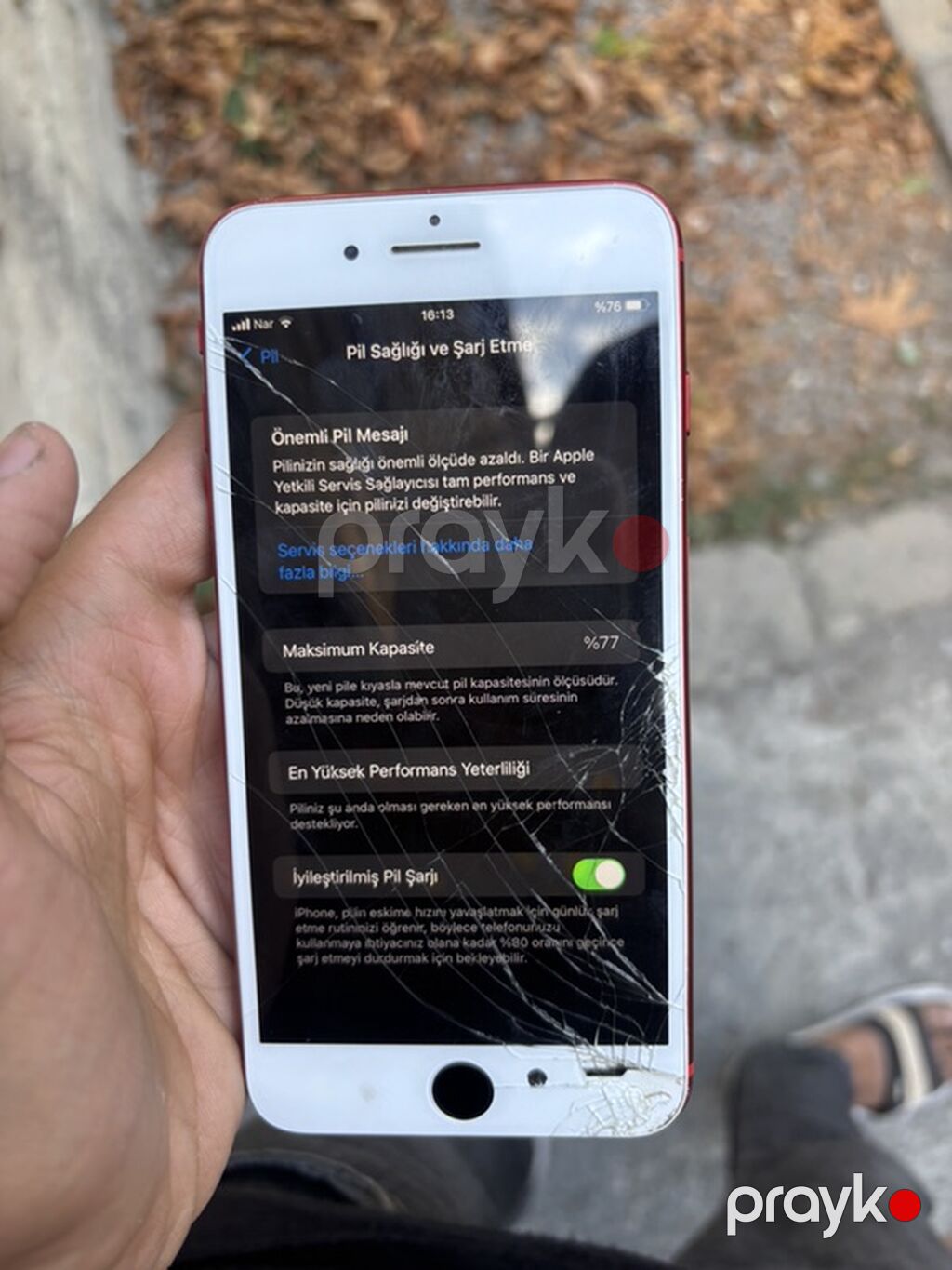 IPhone 8 Plus, 64 GB, Qırmızı, Barmaq izi — Apple iPhone, Şəki (4)