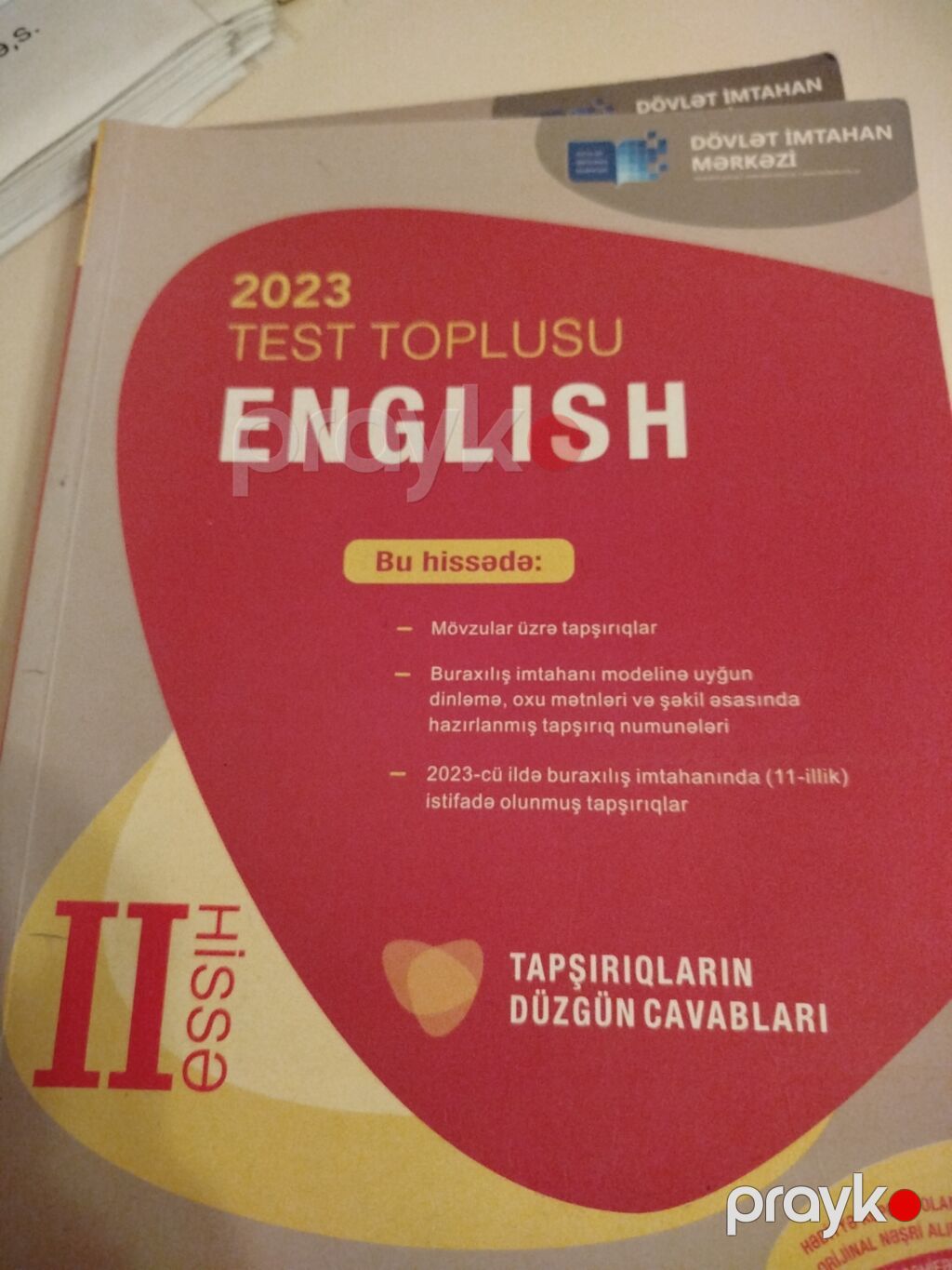 İngilis dili Testlər 11-ci sinif, DİM, 1-ci hissə, 2023 il — Kitablar, Bakı (2)