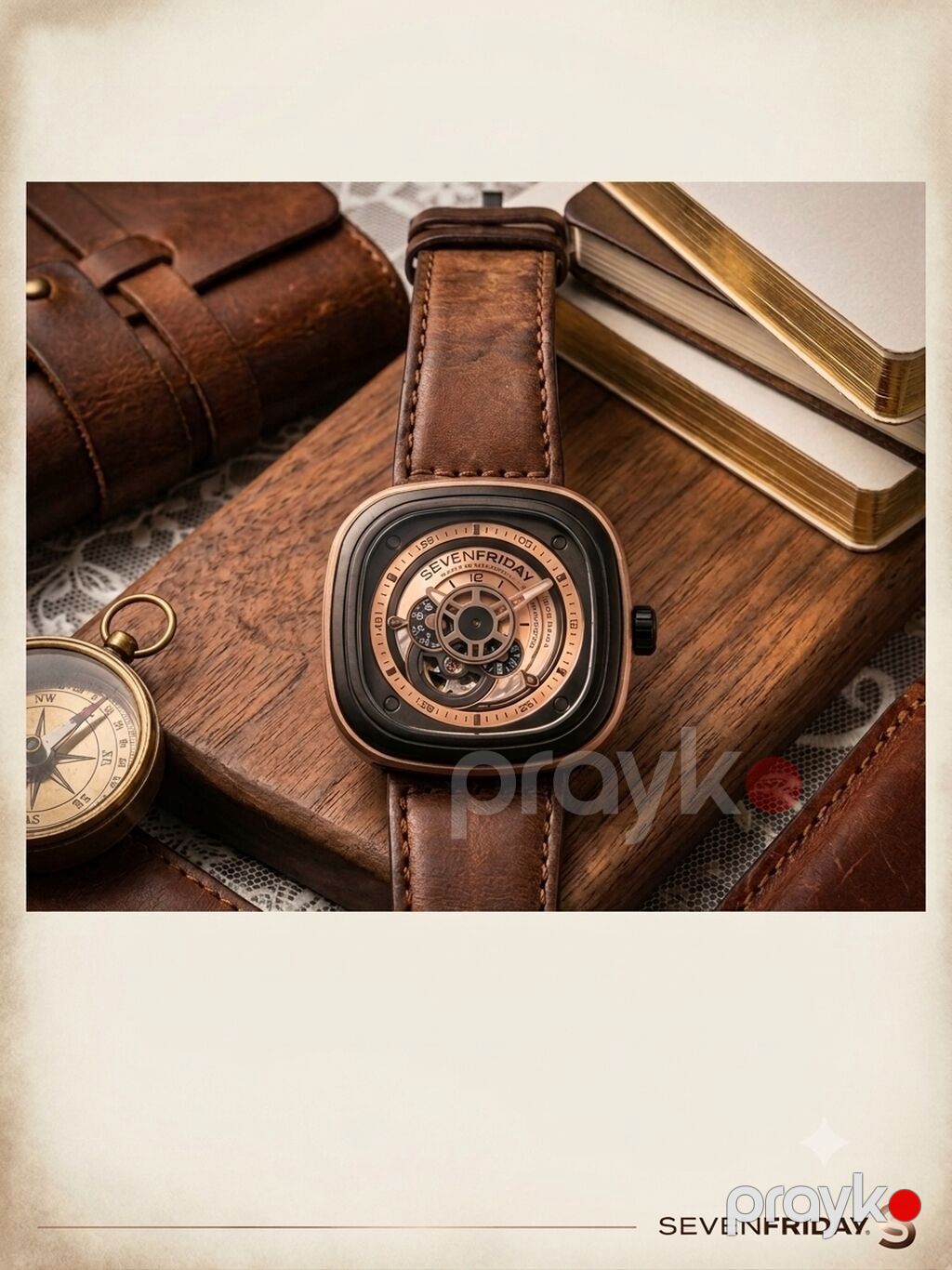 İşlənmiş, Qol saatı, Sevenfriday, rəng - Qara — Qol saatları, Sumqayıt (2)