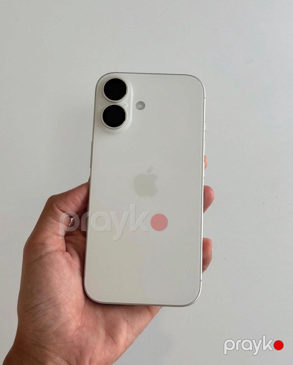 Apple iPhone 16 White 128GB/8GB — Smartfonlar, Ucar (2)