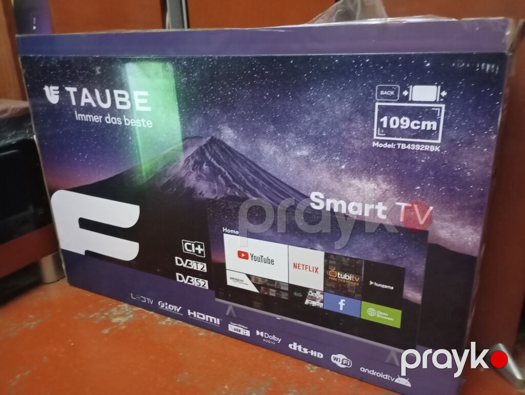 Televizor Taube smartdi tezedi,karobkasi pasportu var2pultu — Televizorlar, Bakı (2)