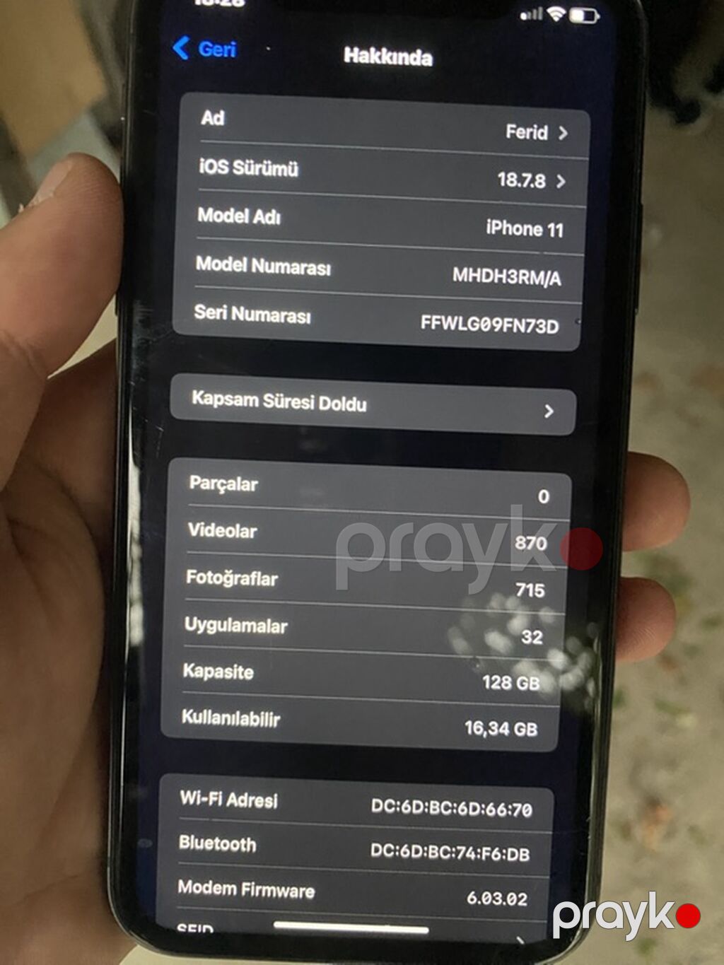 IPhone 11, Qara, Face ID — Apple iPhone, Saray (5)