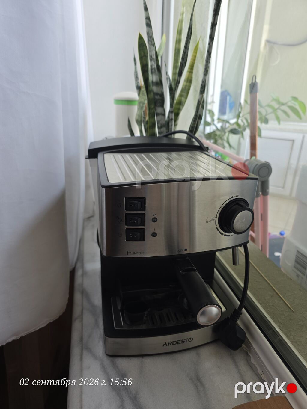 Ardesto espresso/kofe aparatıdır – klassik portafiltrli model — Qahvə aparatları və maşınları, Bakı (2)