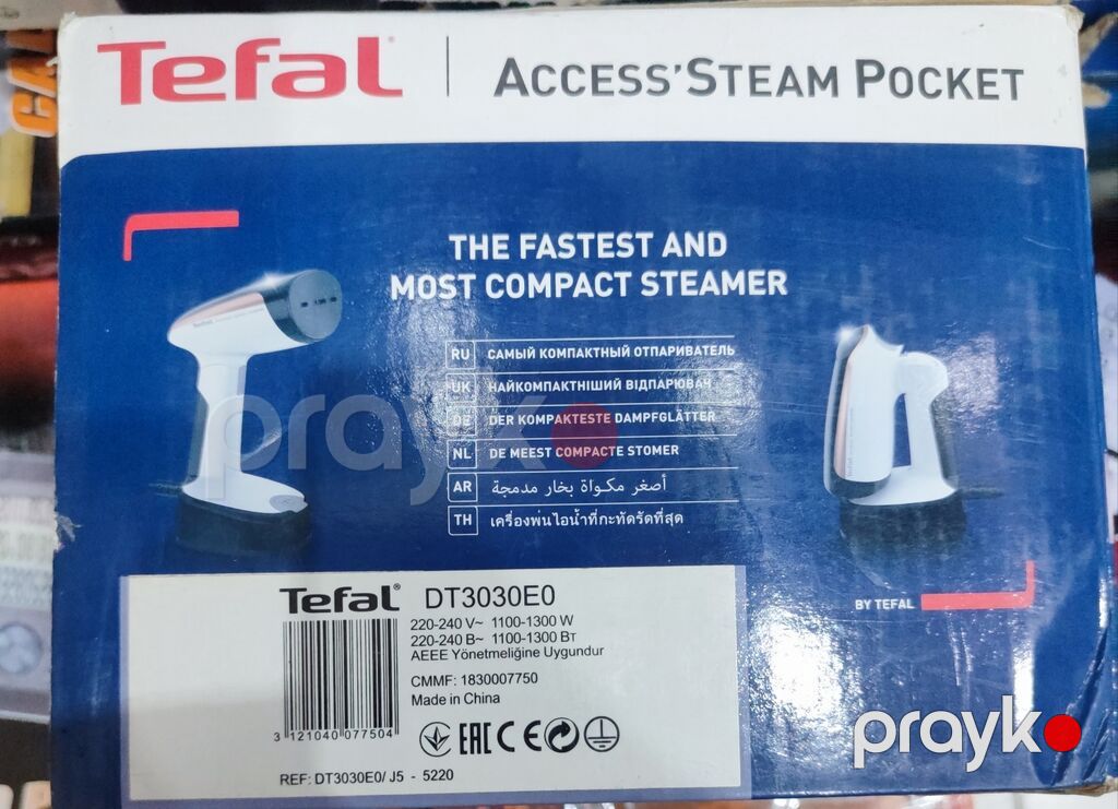 Tefal Access’Steam Pocket DT3030EO əl buxarlı ütü - Tip: Portativ — Buxar soxucu, Bakı (4)