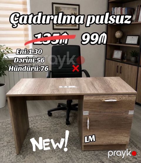 *Yazı masası / iş masası* _*Endirimlə*_ Qiymət *99₼* Məhsul — Bakı