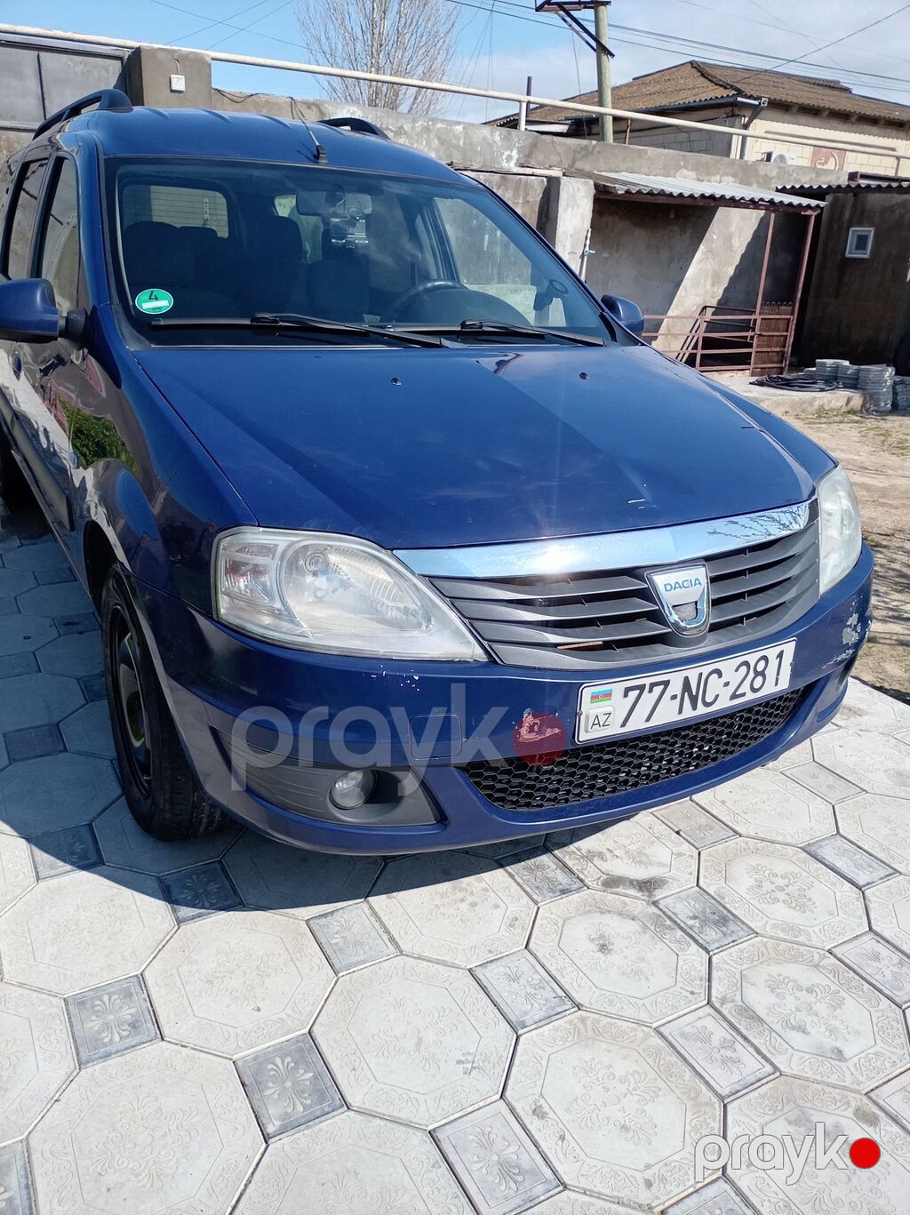 Dacia Logan MCV, göy rəng, Azərbaycan nömrə nişanı 77-NC-281 — Avtomobillər, Digah (4)