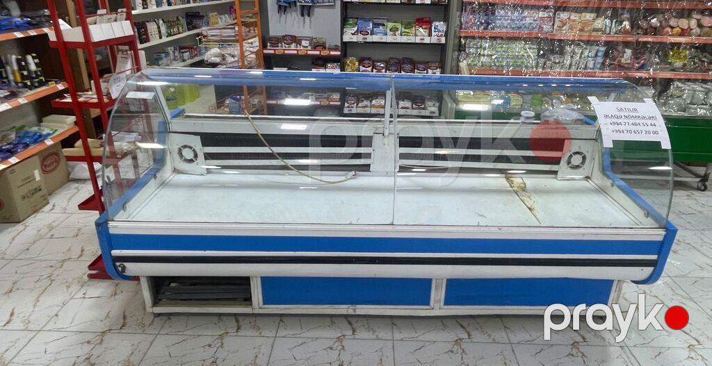 Satışda: Mağaza üçün soyuduculu vitrin - Tip: Üfüqi soyuducu vitrin — Soyuq vitrini, Xırdalan